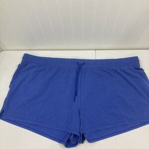 All in Motion Women 4X Cobalt Blue French Terry Shorts New with Tags